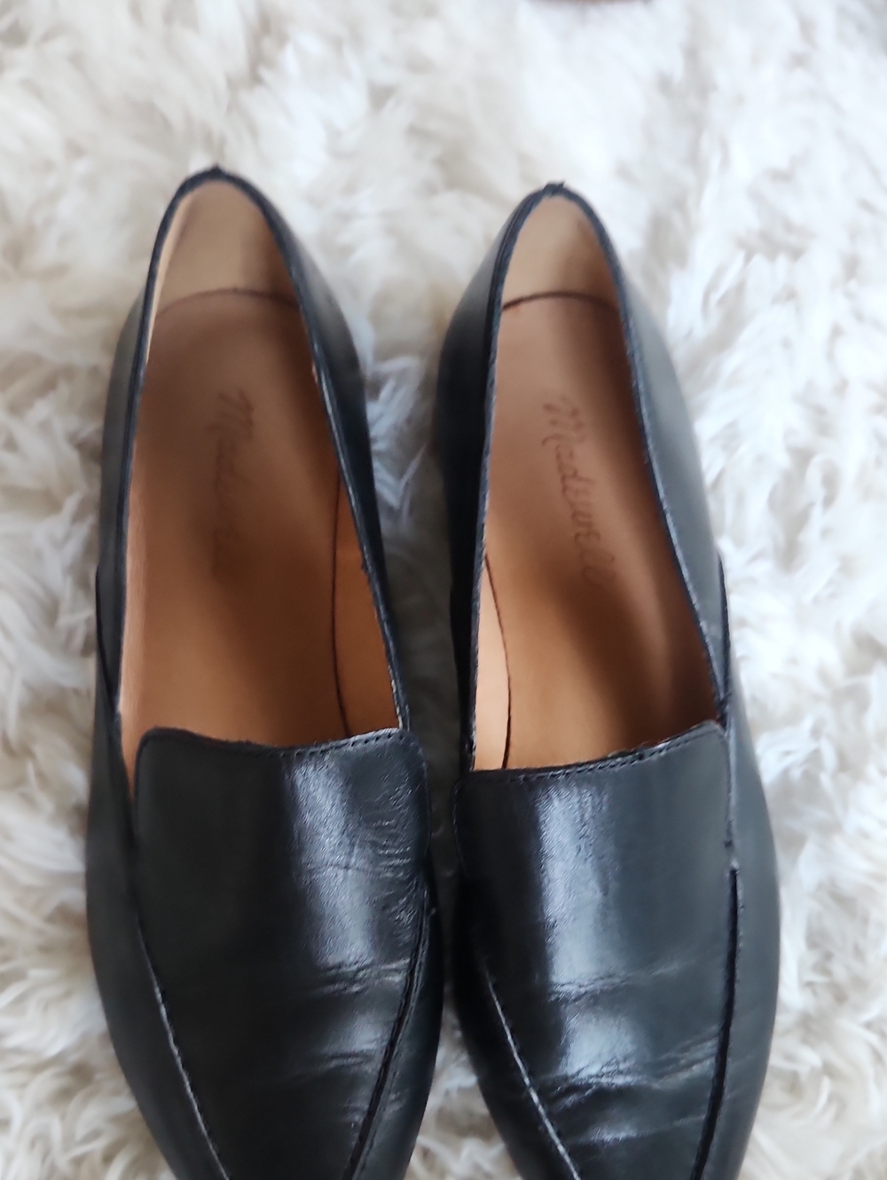 Madewell Black Leather Loafers